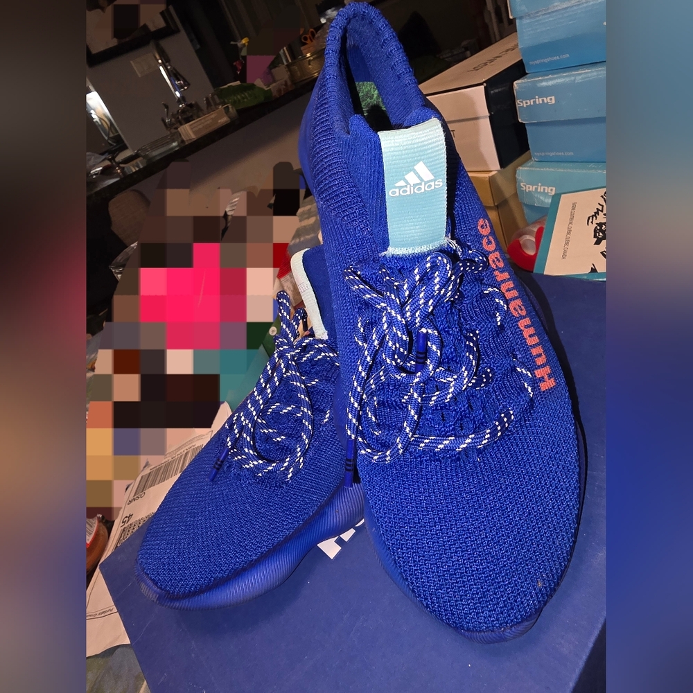 NIB! Adidas Humanrace Sichona Blue Size 8